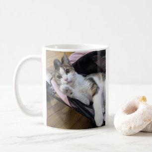 Kleine pop in roze buggy-Klassieke 11 oz fotomok Koffiemok