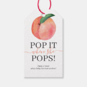 Kleine Pop Pop het als ze Label geeft Cadeaulabel (Voorkant)