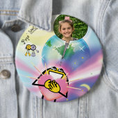 Kleine poppen ronde button 6,0 cm (In situ)