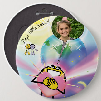 Kleine poppen ronde button 6,0 cm
