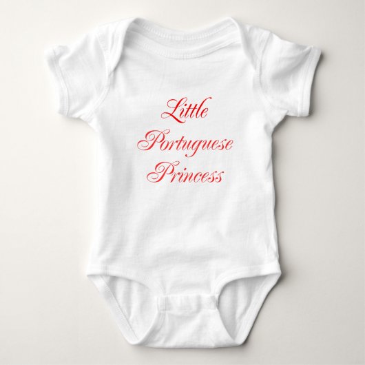 Kleine Portugese prinses Romper (Voorkant)