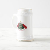 Kleine poten Tavern Beer Stein - Kleine Dog Enthus Bierpul (Voorkant links)