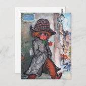 Kleine Poulbot Montmartre Briefkaart (Voorkant / Achterkant)