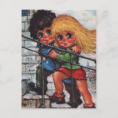 Kleine Poulbots in Montmartre Briefkaart (Voorkant)