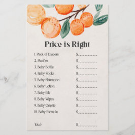 kleine prijs voor baby shower is goed spel