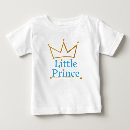 Kleine Prince Blue Text en Gold Crown (Voorkant)