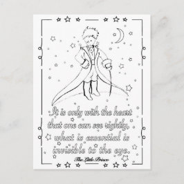 Kleine Prince-kleurkaart Briefkaart