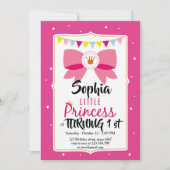 kleine princess-verjaardagskaart kaart (Voorkant)