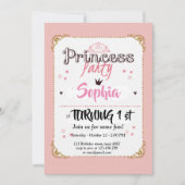 kleine princess-verjaardagskaart kaart (Voorkant)
