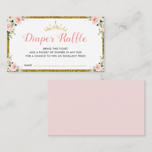 kleine princesse prentenkaartje informatiekaartje (Voorkant / Achterkant)