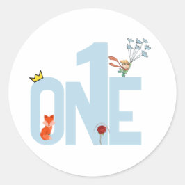 Kleine Prins 1e Verjaardag Sticker