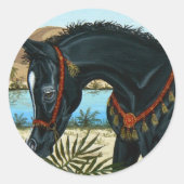 Kleine Prins Arabisch paardenveulen sticker (Voorkant)