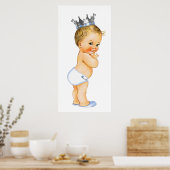 Kleine Prins Baby Borrel Poster (Keuken)