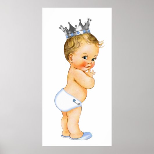 Kleine Prins Baby Shower Poster (Voorkant)