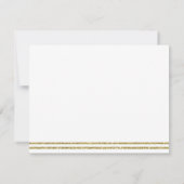 Kleine Prins Bedankt Card, Blauw, Faux Glitter (Achterkant)