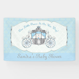 Kleine prins, blauw Baby shower Spandoek
