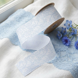 Kleine Prins Blauwe Kant Baby Shower Jongen Satijnen Lint