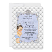 Kleine Prins Blauwe Parels Diamanten Baby Jongen