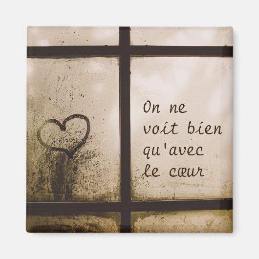 Kleine Prins citaat Magneet (Voorkant)