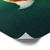 Kleine Prins en Fox. Illustratie van neursery-kuns Poster (Hoek)