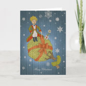 Kleine prins feestdagen kaart (Voorkant)