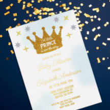 Kleine Prins Jongen Baby Borrel