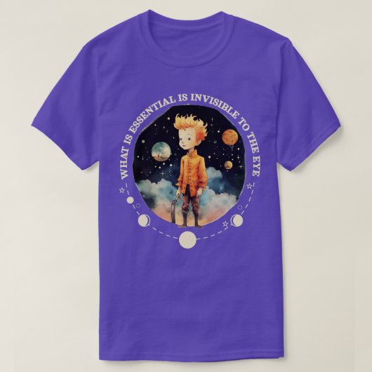 Kleine Prins Le Petit Prins kinderboeken 5 T-shirt (Design voorkant)