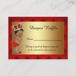 Kleine Prins Luier Raffle Tickets voor Tijuana Informatiekaartje