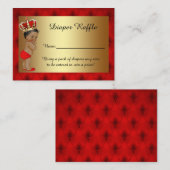 Kleine Prins Luier Raffle Tickets voor Tijuana Informatiekaartje (Voorkant / Achterkant)