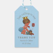 Kleine prins roept om dank je te zeggen cadeaulabel (Achterkant)