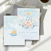 Kleine Prins Sprookje Gouden Kroon 2e Verjaardag Kaart