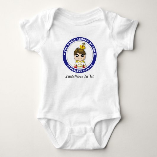 Kleine Prins Tat Tat Baby Jersey Rompertje Romper (Voorkant)