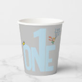 Kleine Prins Thema 1e Verjaardag Paper Cup Papieren Bekers (Voorkant)