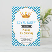 Kleine Prins Verjaardag Uitnodiging (Staand voorkant)