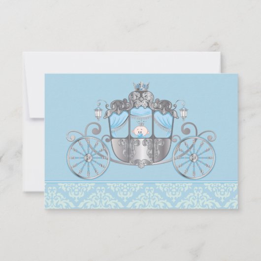 Kleine prins, Victoriaans stijl Dank je kaarten (Achterkant)