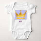 Kleine Prins voor Baby Royalty-Schattige Kroonontw Romper (Voorkant)