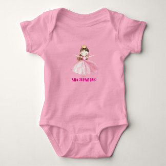 Kleine Prinses 1e Verjaardag Baby Bodysuit Meisje