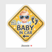 Kleine prinses aan boord - Baby in Car Sticker (Vel)