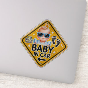 Kleine prinses aan boord - Baby in Car Sticker