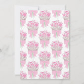 Kleine Prinses Baby Meisje Douche Zilveren Kroon Kaart (Achterkant)