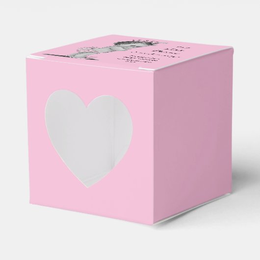  kleine prinses Baby shower dank u Bedankdoosjes (Voorkant Zijde)