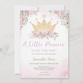 Kleine Prinses Baby Shower Kaart (Voorkant)