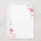  kleine prinses bloemenverjaardag kaart (Achterkant)