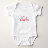 Kleine prinses-Cute Baby girl Romper (Voorkant)