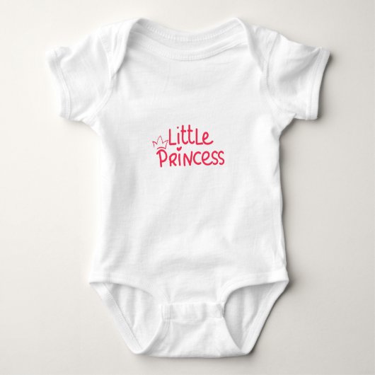 Kleine prinses-Cute Baby girl Romper (Voorkant)