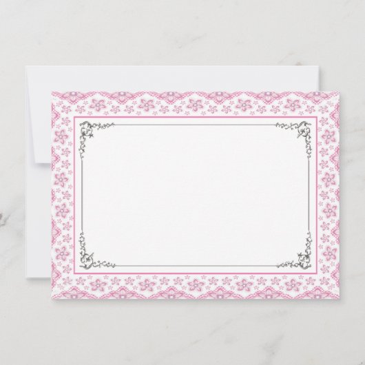 Kleine prinses eerste verjaardagsfeestje kaart (Achterkant)