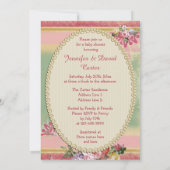  kleine prinses Eiffeltoren Baby shower Kaart (Achterkant)