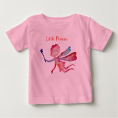 Kleine Prinses Fairy Tutu Bodysuit, Roze (Voorkant)