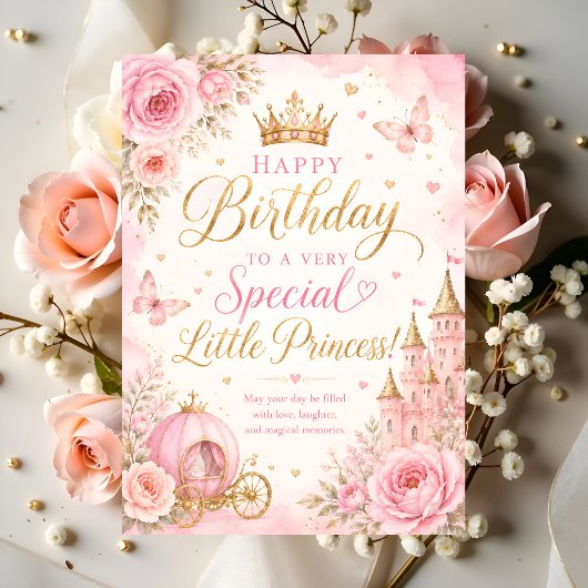 Kleine Prinses Gefeliciteerd Kaart