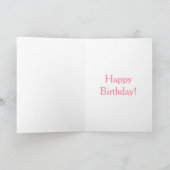 Kleine Prinses Gefeliciteerd Kaart (Binnen)